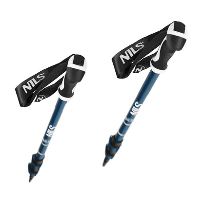 Bețe pentru mersul nordic Abisal Blue Alu Nordic Walking Poles Nils TK8601