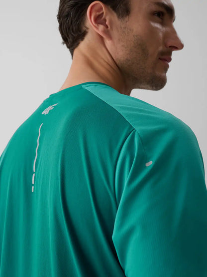 Tricou de alergare pentru bărbați 4F M2276 4FWAW26TFTSM2276 teal
