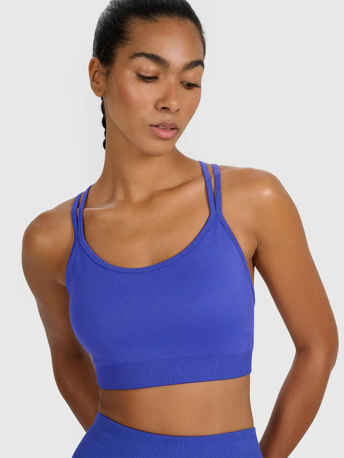 Bra pentru fitness 4F F218 4FWAW25USBAF218 cobalt