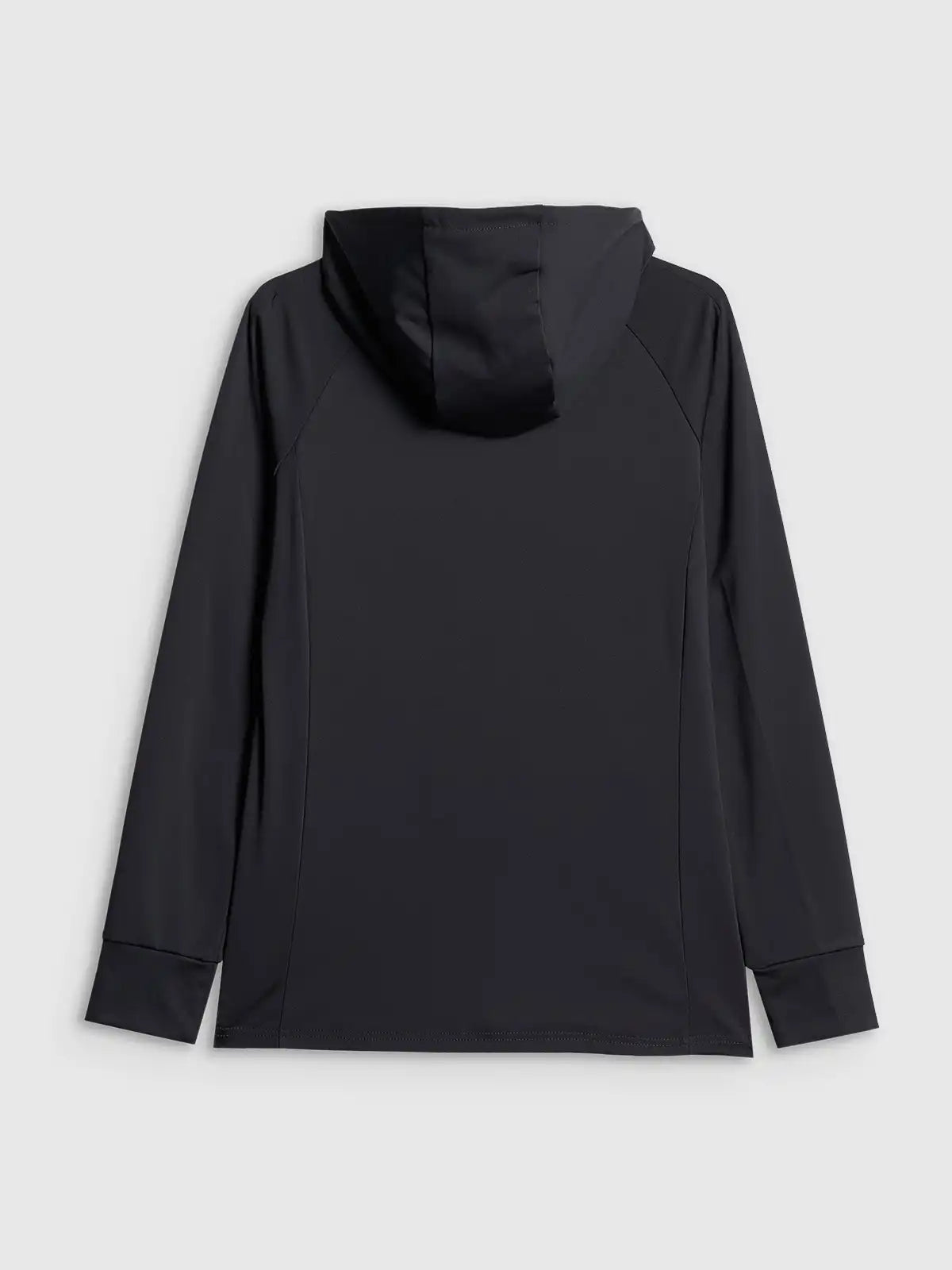 Женский батник на молнии для фитнеса 4F F656 4FWSS26TFSWF656 deep black