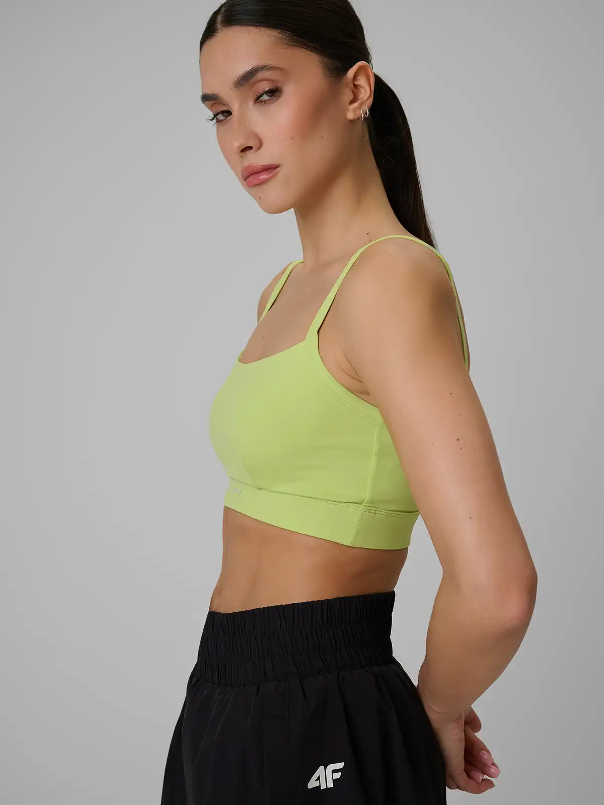 Bra pentru fitness 4F F207 4FWSS26USBAF207 light green
