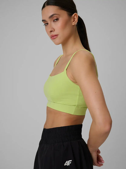 Bra pentru fitness 4F F207 4FWSS26USBAF207 light green