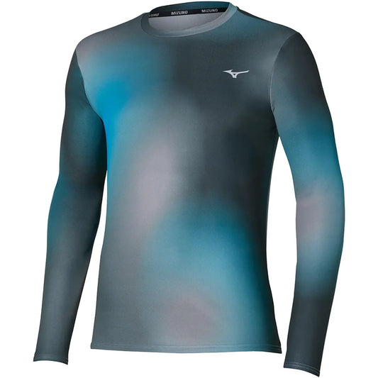 Мужской лонгслив для бега Mizuno  Core Graphic LS Tee J2GAD512 07