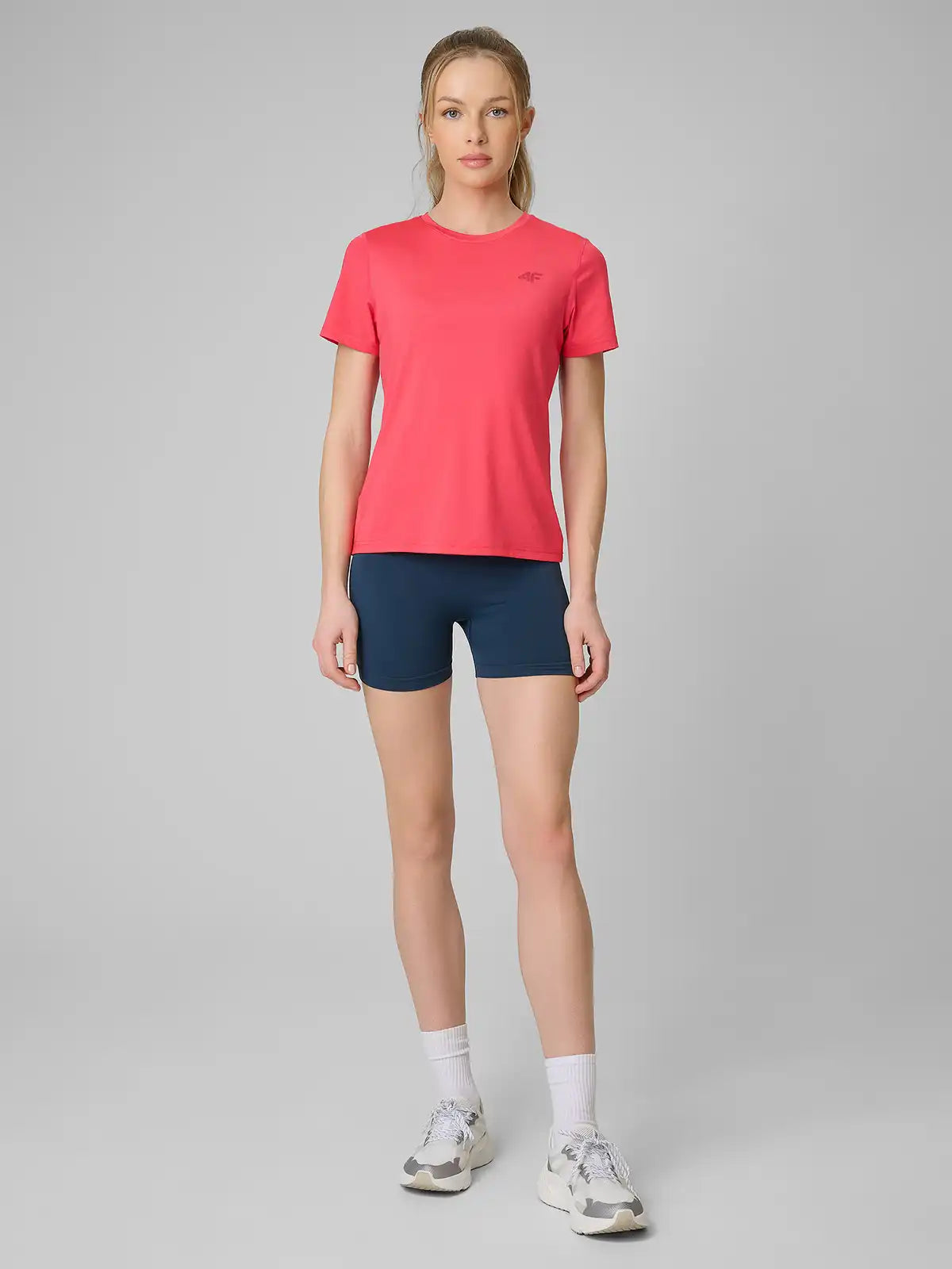 Женская футболка для фитнеса 4F 1846 4FWSS26TFTSF1846 coral