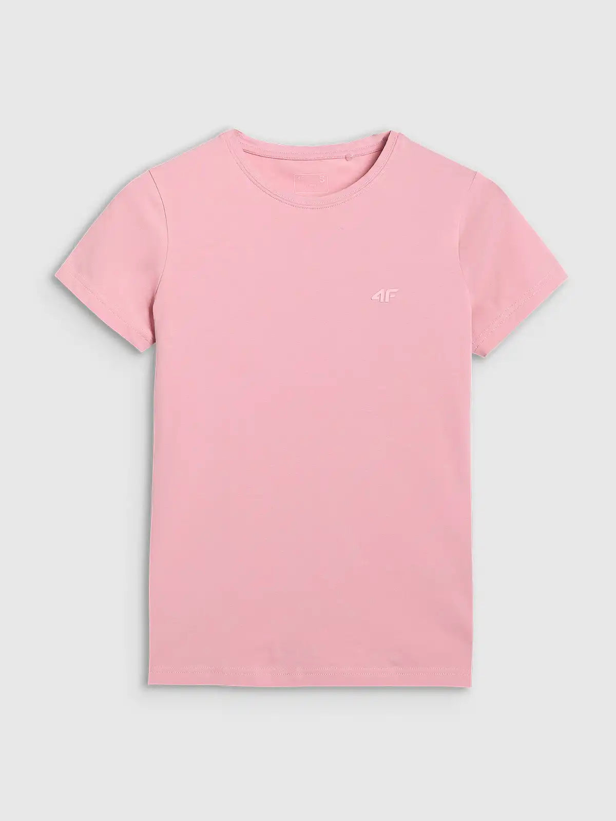 Женская футболка casual 4F F2255 4FWMM00TTSHF2255 light pink