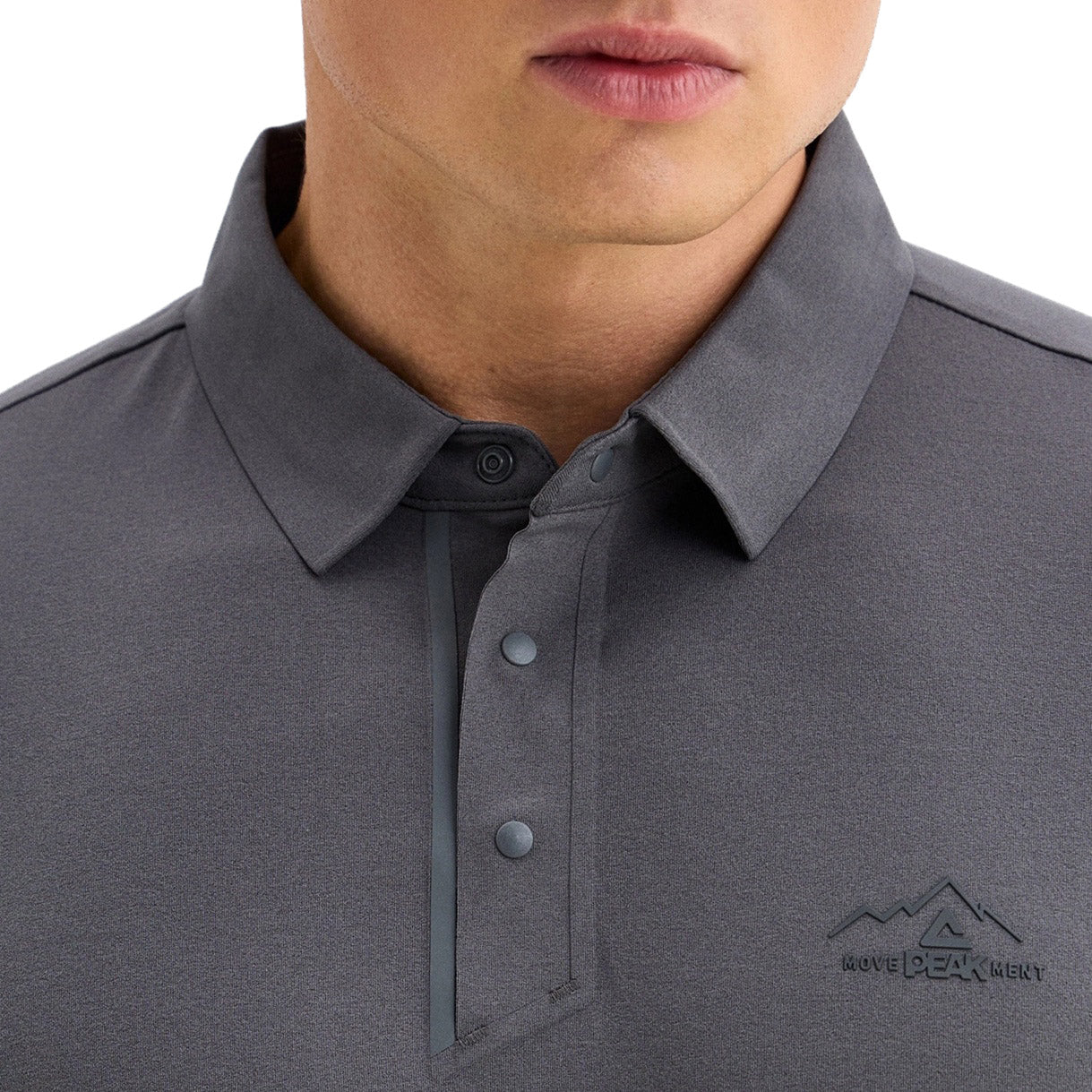 Tricou polo pentru bărbați Peak FW6252351 grey