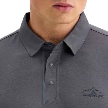 Tricou polo pentru bărbați Peak FW6252351 grey