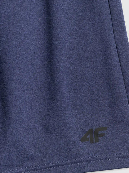 Pantaloni scurți de antrenament pentru bărbați  4F M1277 4FWSS26TFSHM1277 navy melange