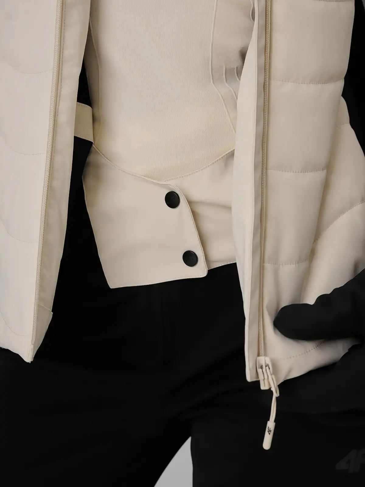 Geacă de ski pentru femei 4F F1222 4FWAW26TTJAF1222 off white