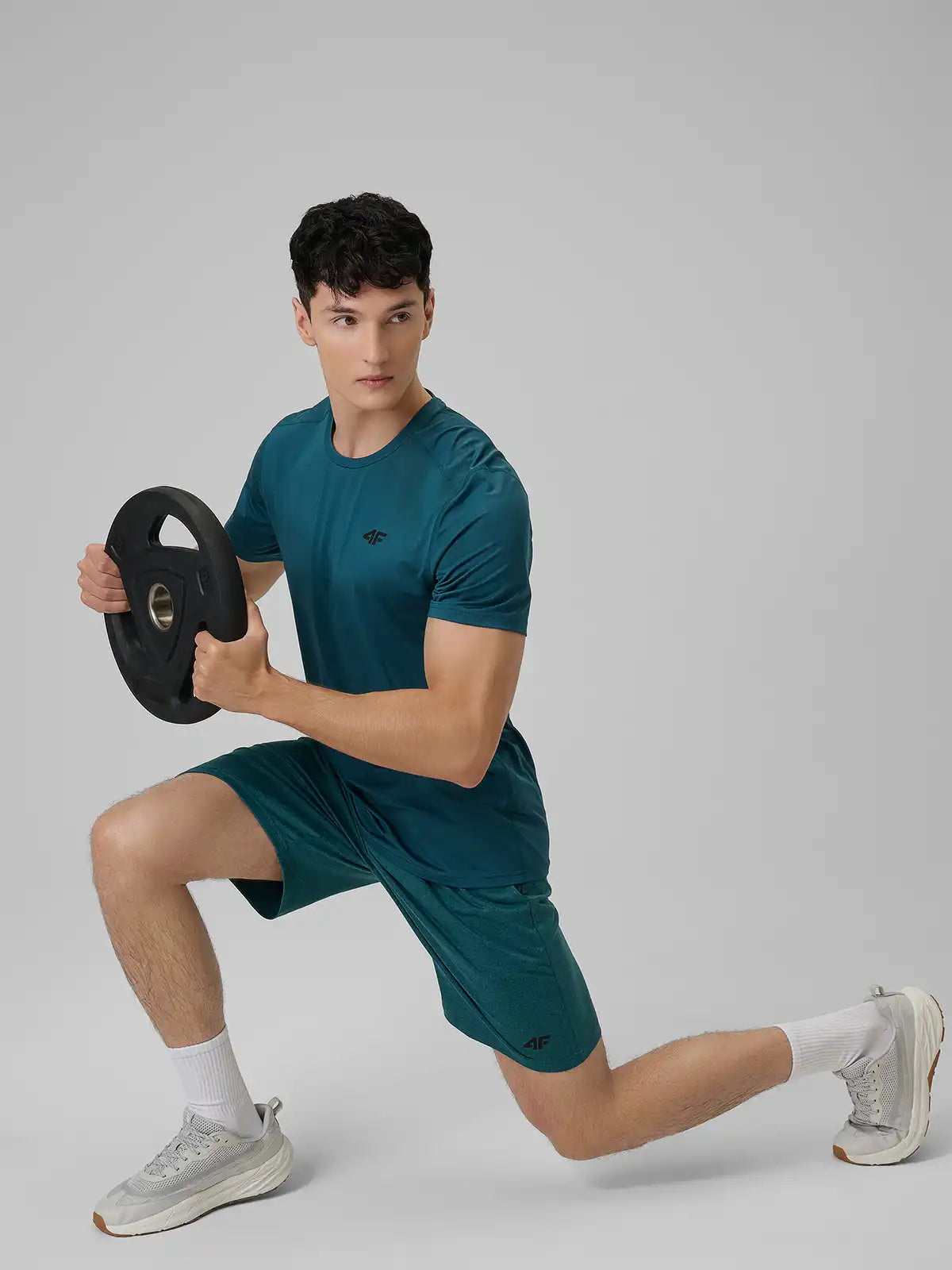 Tricou de antrenament pentru bărbați 4F M1785 4FWSS26TFTSM1785 green
