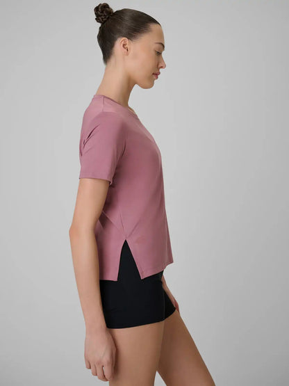 Tricou de fitness pentru femei 4F F1847 4FWSS26TFTSF1847 pale coral