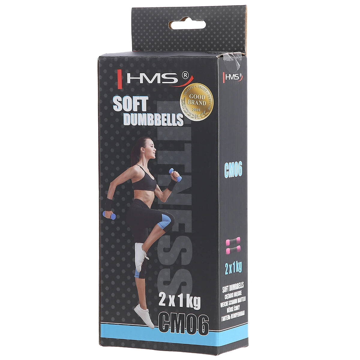 Gantere Abisal HMS  SET CM06 soft dumbbells 2 x 1kg