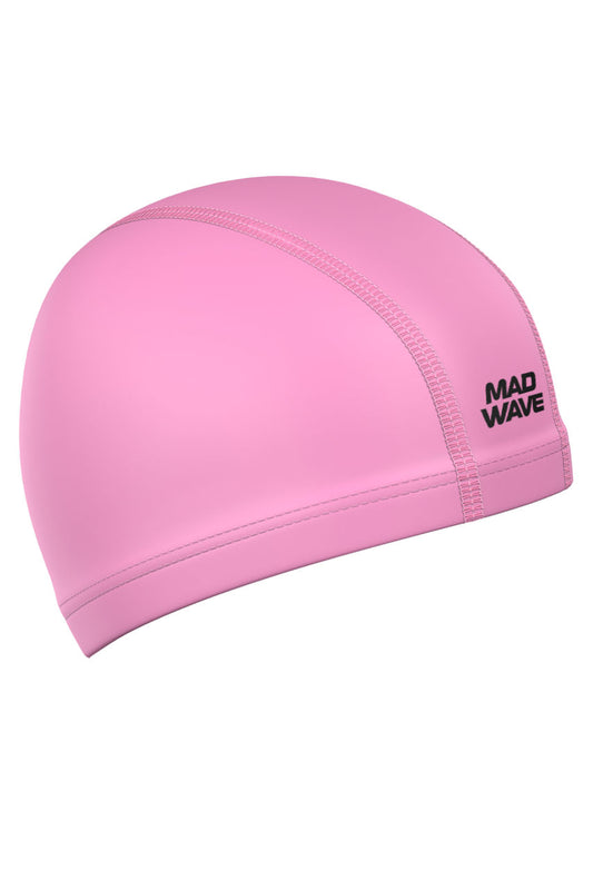 Căciulă pentru înot MadWave M0585 01 0 11W PUT coated cap PUT Coated,Pink