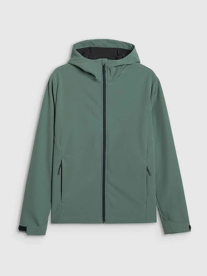 Jacheta rezistentă la vânt pentru bărbați 4FM362 4FWAW25TSOFM362 dark green