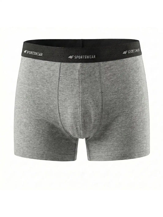 Lengerie-boxeri 4F M080  (2pack) 4FWMM00UBXSM080 light grey melange