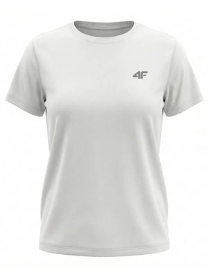 Женская футболка casual 4F F3308 4FWMM00TTSHF3308 white