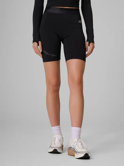 Legginși scurți de fitness pentru femei 4F F122 4FWAW26TFSTF122 deep black