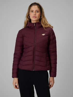Женский пуховик 4F F0924 4FWAW26TDJAF0924 burgundy
