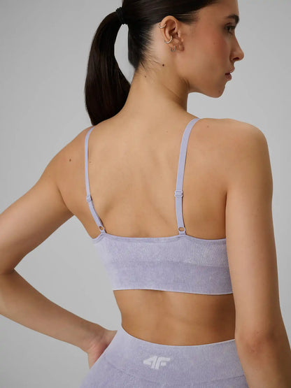 Bra pentru fitness 4F F203 4FWSS26USBAF203 violet