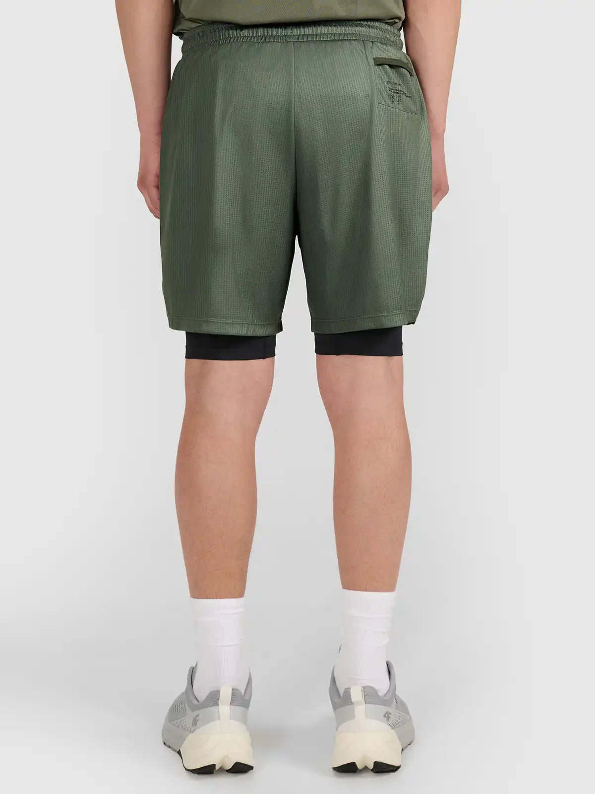 Мужские шорты для тренировок 4F M1259 FNK 2in1 4FWSS26TFSHM1259 khaki