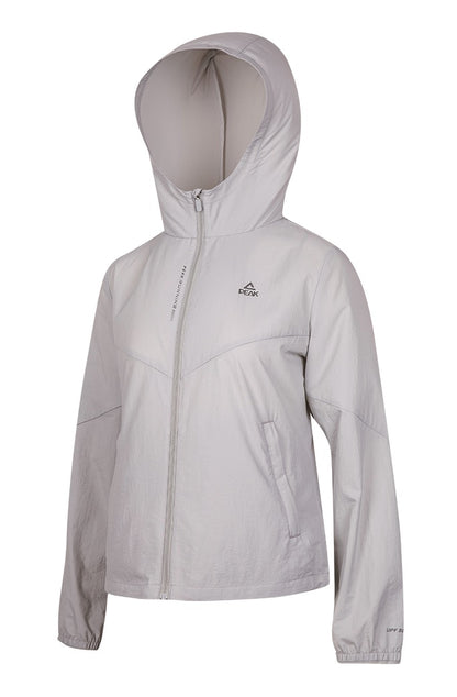 Женская куртка для бега Peak FW2252192 lt.grey