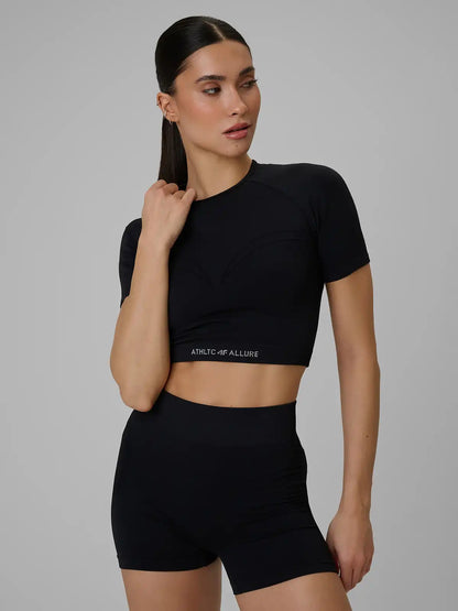 Tricou scurt pentru femei pentru fitness 4F F1813 4FWSS26TFTSF1813 deep black