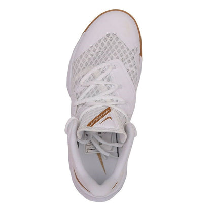 Кроссовки мужские для волейбола Nike Zoom Hyperspeed Court DJ4476 - 170 white/metallic gold