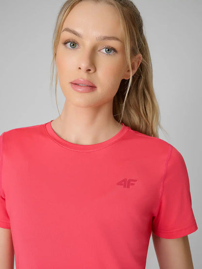 Женская футболка для фитнеса 4F 1846 4FWSS26TFTSF1846 coral