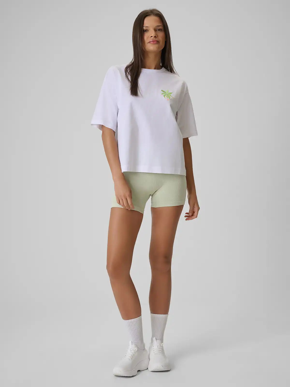 Женская футболка casual 4F F2719 4FWSS26TTSHF2719 white