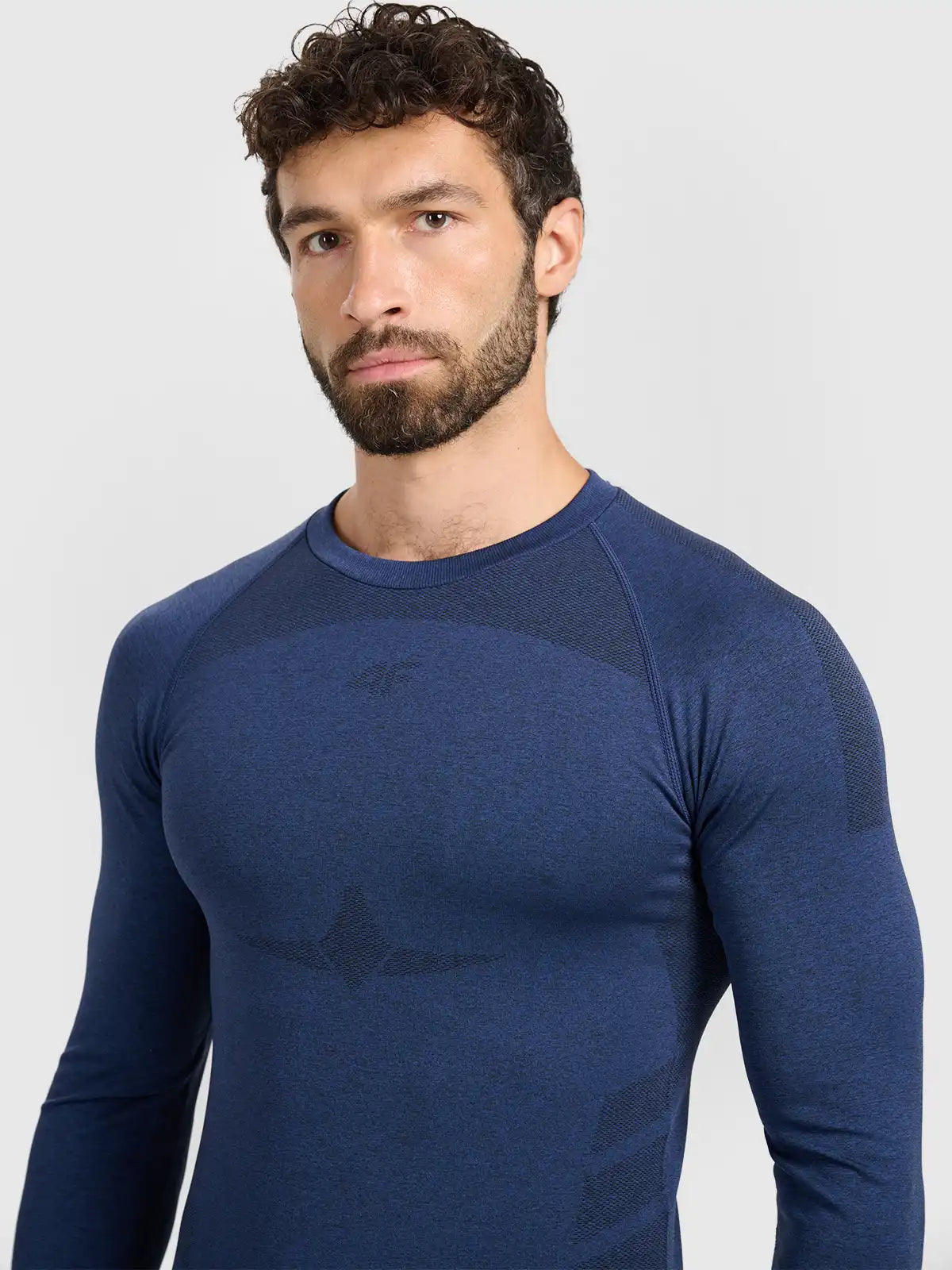 Мужской лонгслив термо 4F M237 4FWAW25USEAM237 navy melange