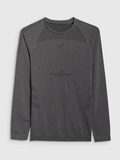 Мужской лонгслив термо 4F M237 4FWAW25USEAM237 black melange