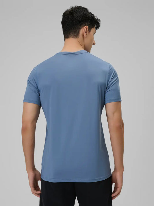 Tricou de antrenament pentru bărbați 4F M1785 4FWSS26TFTSM1785 denim