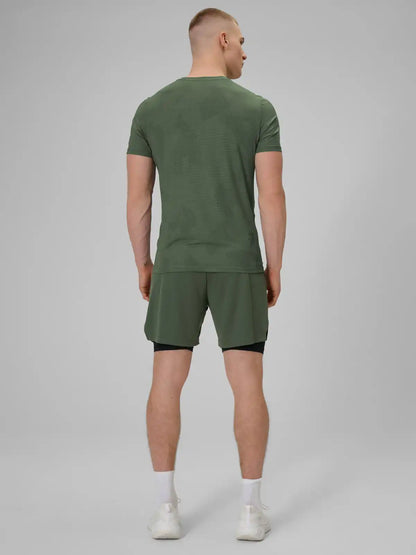 Мужские шорты для тренировок 4F M1259 FNK 2in1 4FWSS26TFSHM1259 khaki
