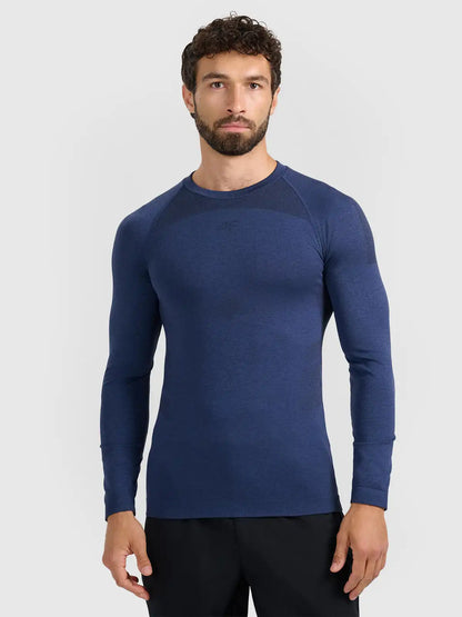 Мужской лонгслив термо 4F M237 4FWAW25USEAM237 navy melange