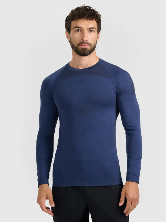 Мужской лонгслив термо 4F M237 4FWAW25USEAM237 navy melange