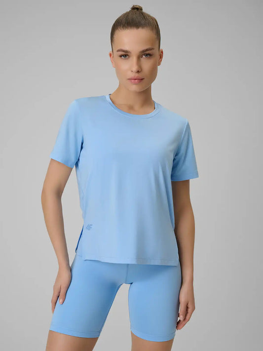 Женская футболка для фитнеса 4F F1847 4FWSS26TFTSF1847 blue