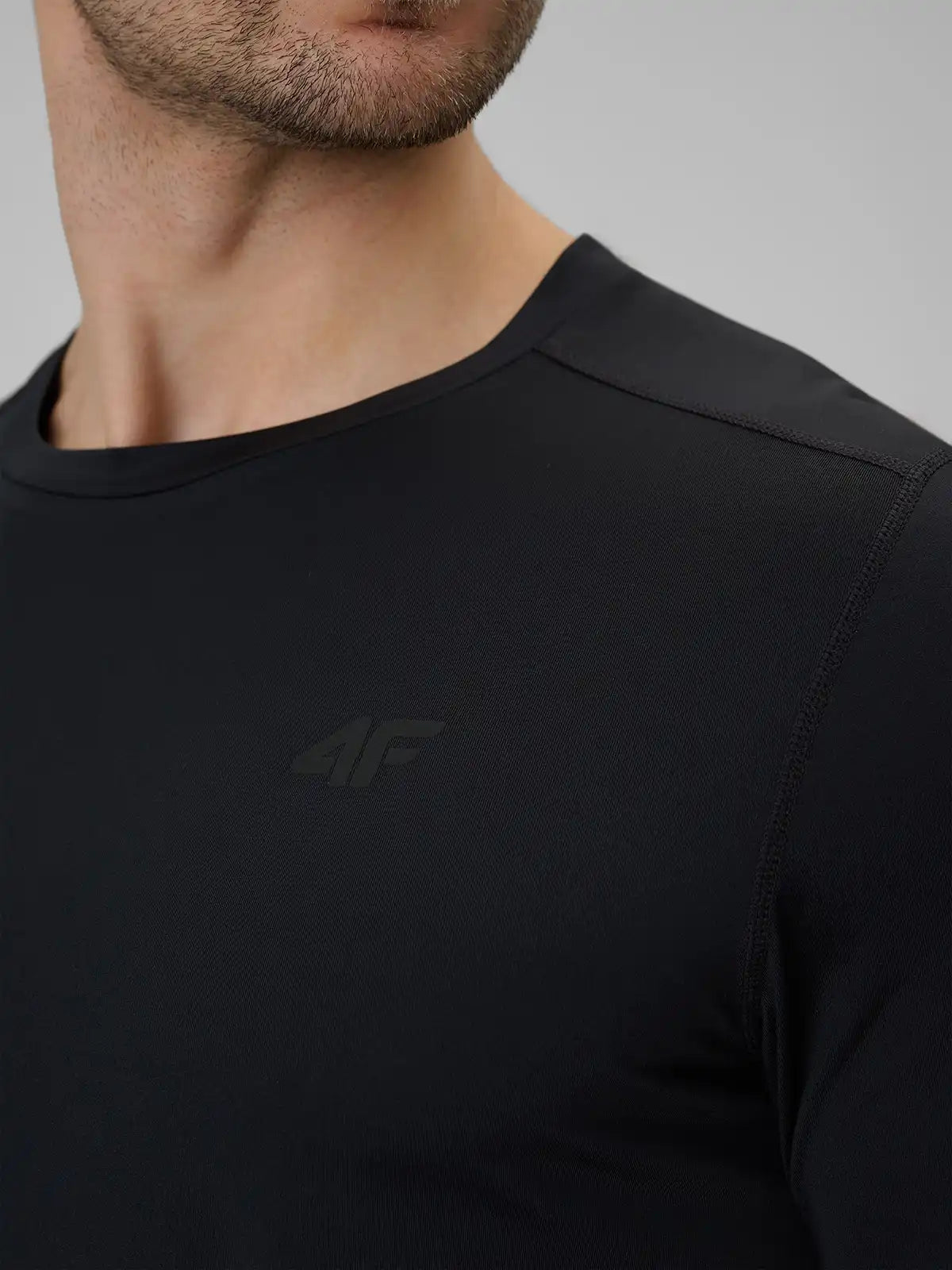 Tricou de antrenament pentru bărbați 4F M1785 4FWSS26TFTSM1785 deep black