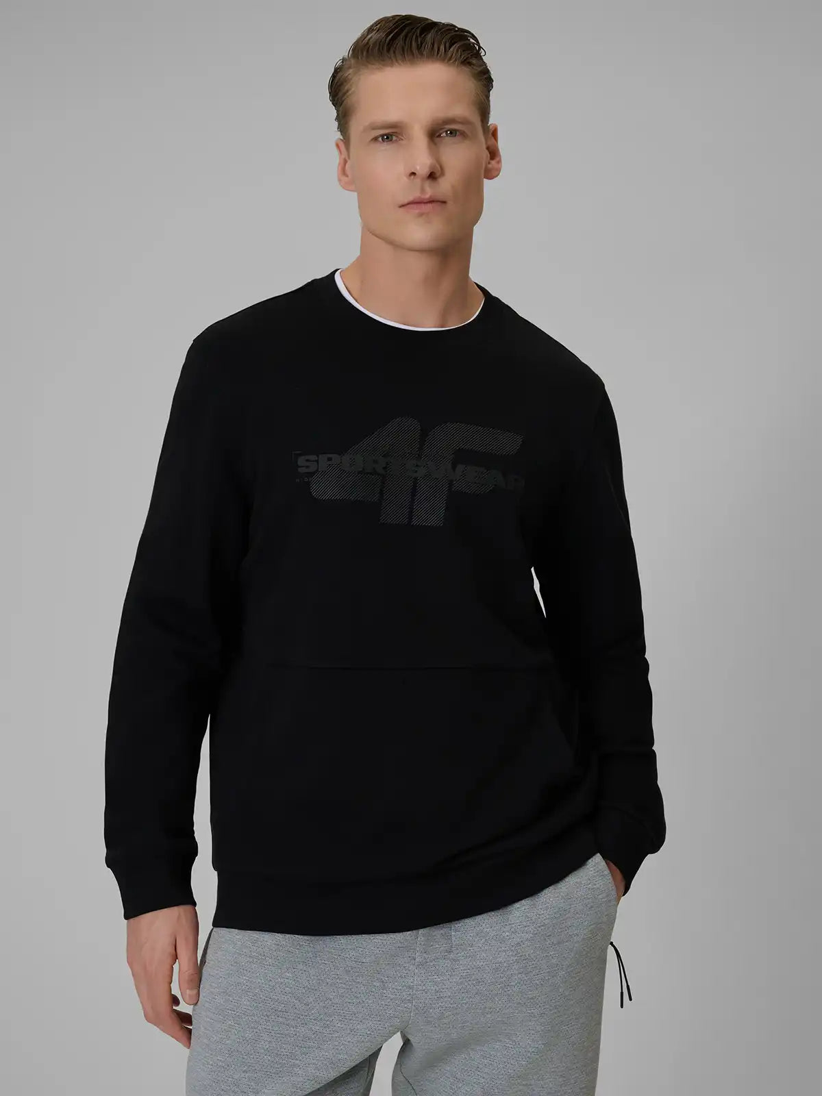 Мужской джемпер 4F M2237 4FWSS26TSWSM2237 deep black