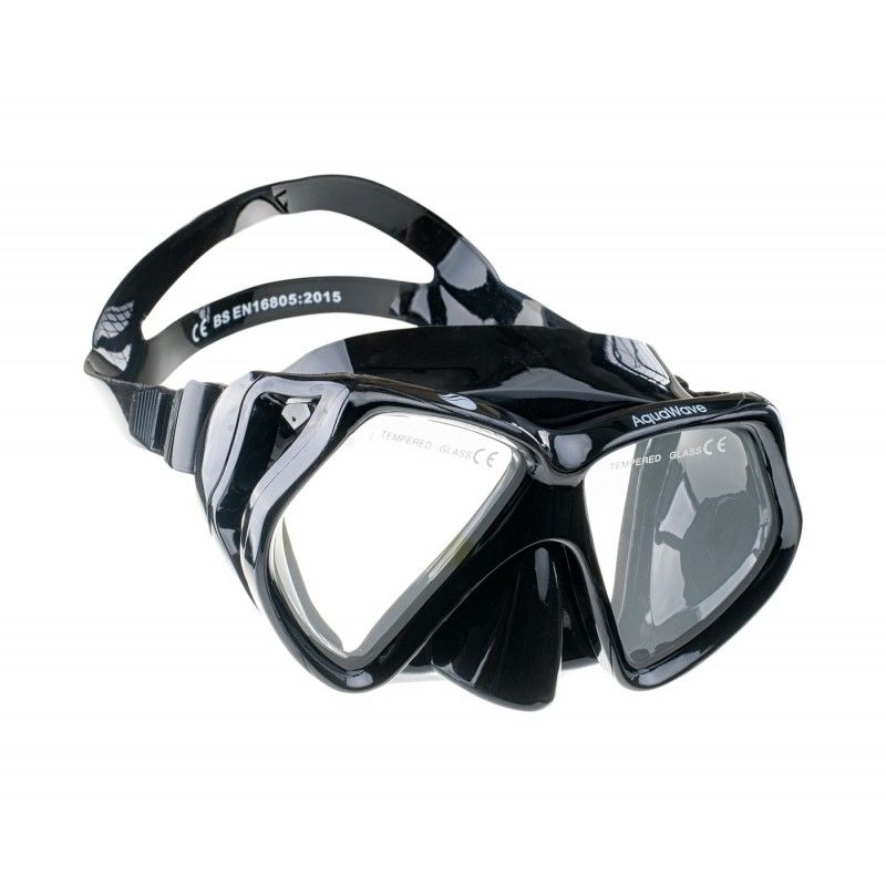 Mască de înot IGUANA OPAL MASK BLACK/BLACK