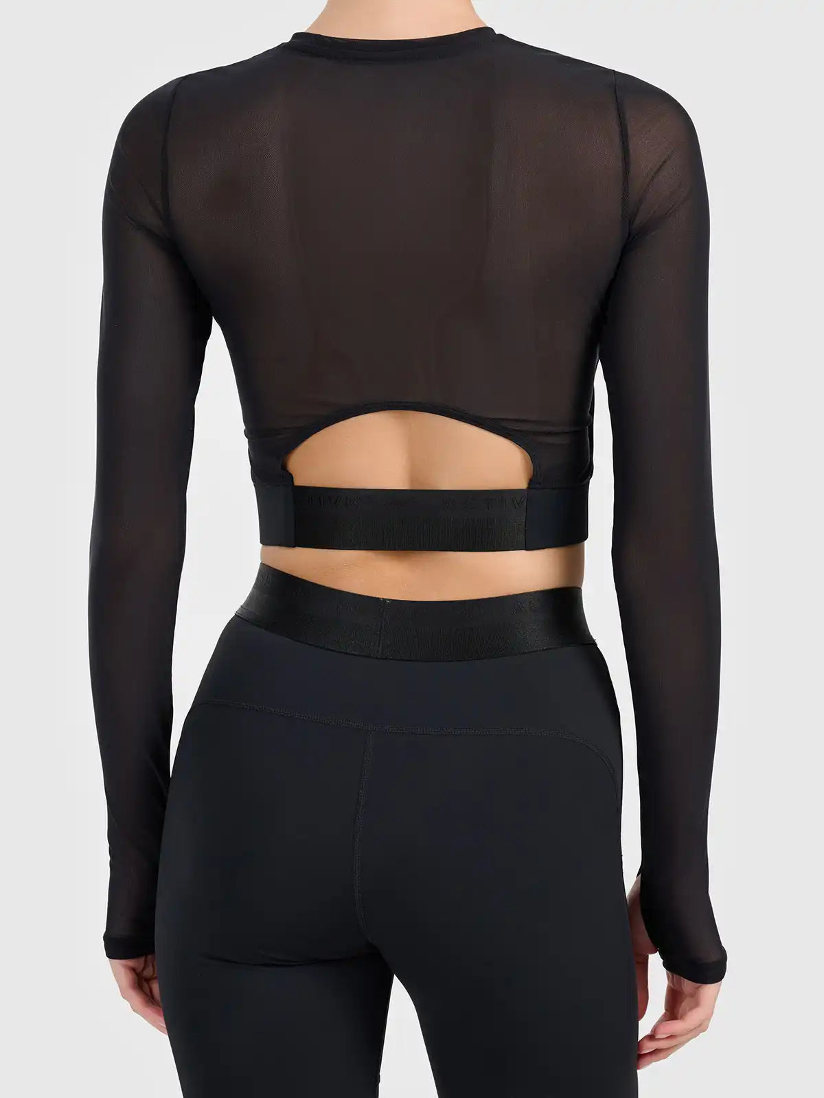 Longsleeve de fitness pentru femei 4F  F594 4FWAW26TFLOF594 deep black