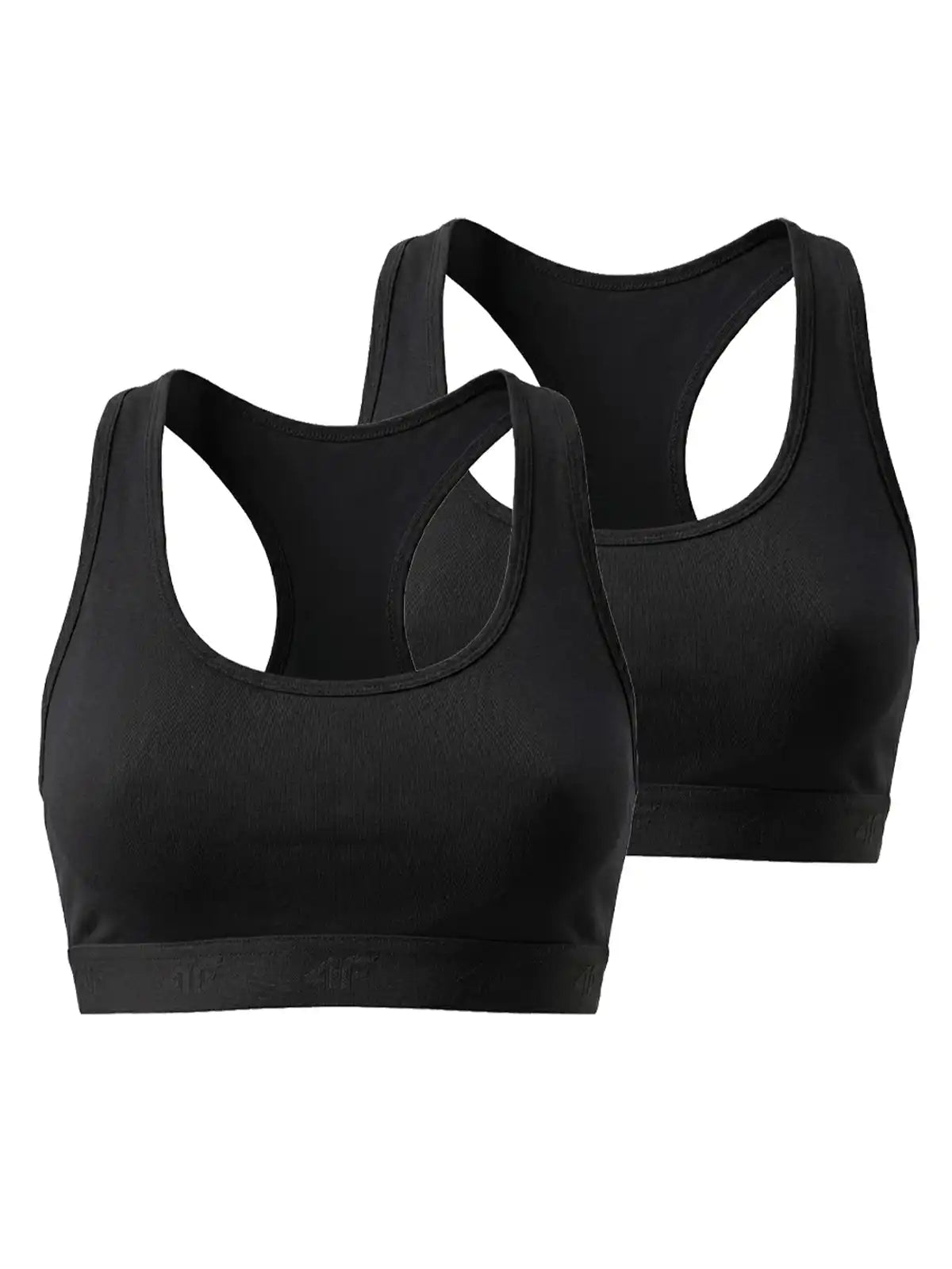Bra din bumbac 4F F041 (2pack) 4FWMM00UBRAF041 deep black