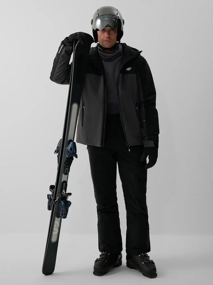 Geacă de ski pentru bărbați 4F M1203 4FWAW26TTJAM1203 dark grey
