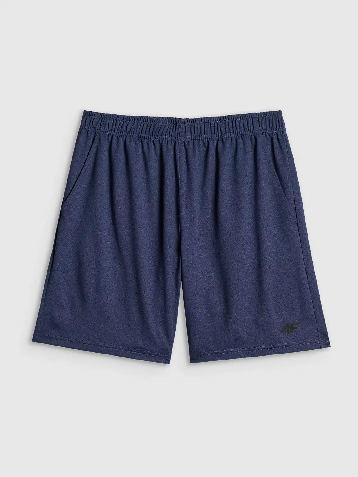 Pantaloni scurți de antrenament pentru bărbați  4F M1277 4FWSS26TFSHM1277 navy melange