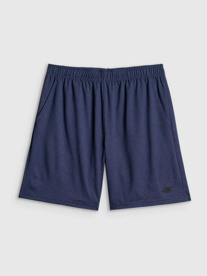 Pantaloni scurți de antrenament pentru bărbați  4F M1277 4FWSS26TFSHM1277 navy melange