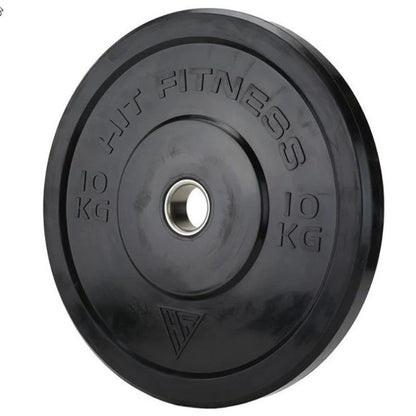 Px black rubber coated 3-grip weight plate