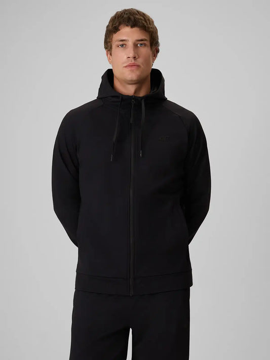 Мужской батник на молнии для фитнеса 4F M0973 4FWAW26TFSWM0973 deep black