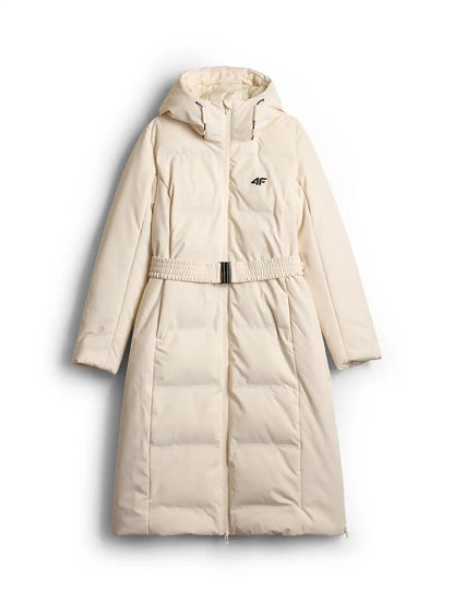 Женский длинный пуховик 4F F0930 4FWAW26TDJAF0930 beige