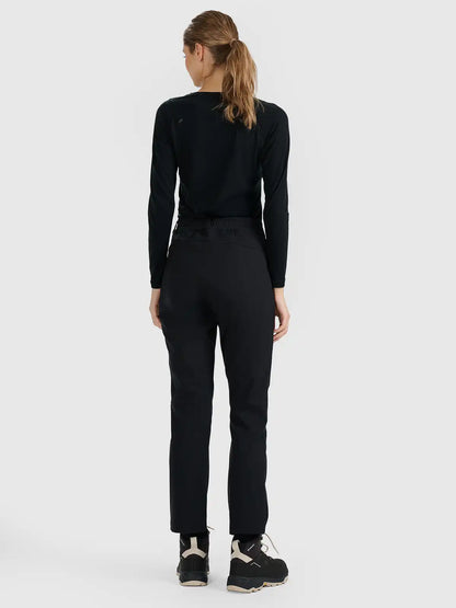 Pantaloni impermeabili pentru femei 4F F0988 4FWAW25TFTRF0988 deep black