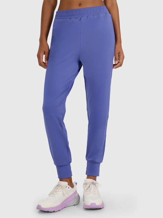 Pantaloni sport pentru femei 4F F0934 4FWAW25TFTRF0934 navy