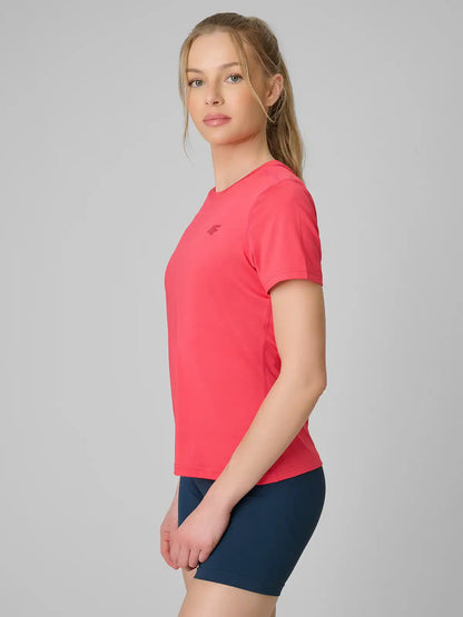 Женская футболка для фитнеса 4F 1846 4FWSS26TFTSF1846 coral